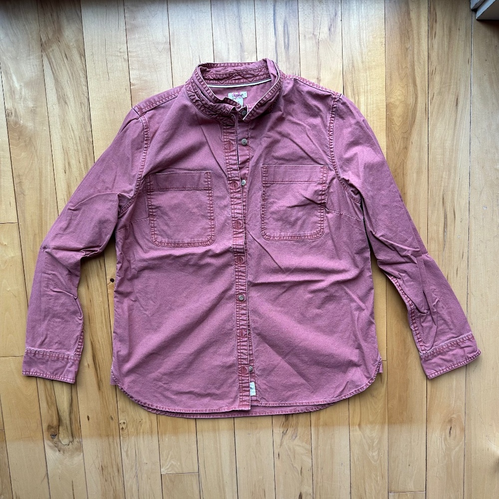 LL Bean Soft-Washed canvas Utility Shirt‎